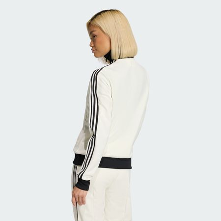 ADIDAS ORIGINALS JACKET FZ CLASSIC ECRU/NOIR FEMME