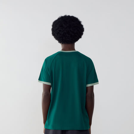 ADIDAS ORIGINALS TEE SHIRT 3 STRIPES GREEN MEN