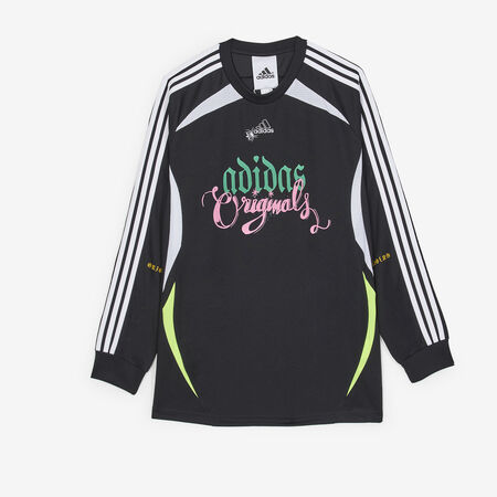 ADIDAS ORIGINALS TEE-SHIRT GRAPHIC LS BLACK/WHITE MEN