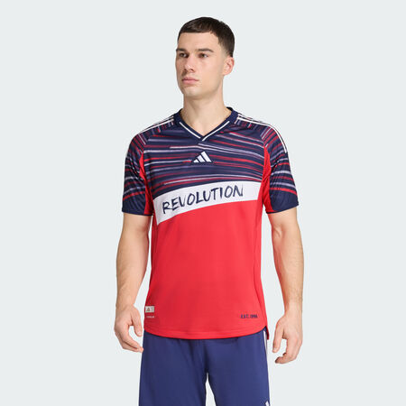 ADIDAS PERFORMANCE New England Revolution 25/26 Third Authentic Jersey Bright Red / Night Sky MEN
