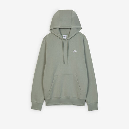 NIKE HOODIE CLUB SMALL LOGO GREEN/WHITE MEN