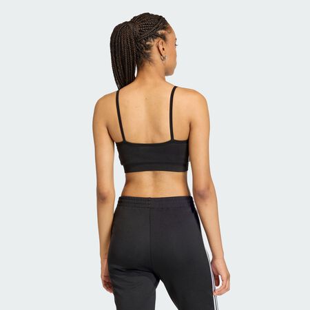 ADIDAS ORIGINALS BRASSIÈRE À 3 BANDES Black / White FEMME