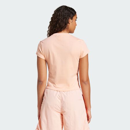ADIDAS ORIGINALS T-shirt slim Essentials Glow Pink FEMME