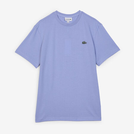 LACOSTE TEE SHIRT CLASSIC SMALL LOGO SL BLUE/GREEN MEN