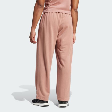ADIDAS ORIGINALS Pantalon logo à 3 bandes jambes larges Essentials Warm Clay / White HOMME