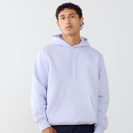 NIKE HOODIE CLUB SMALL LOGO LILAC MEN