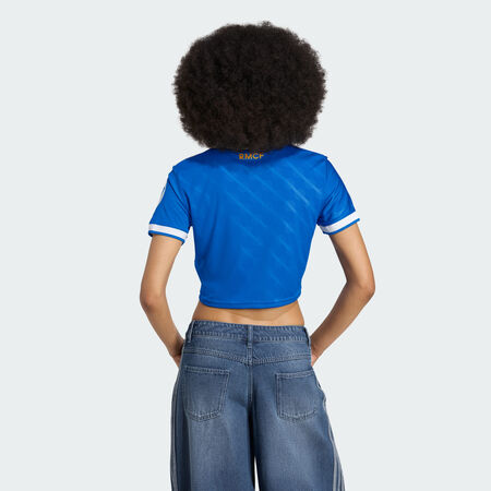 ADIDAS PERFORMANCE Maillot third Real Madrid 25/26 Cropped Blue Bird FEMME