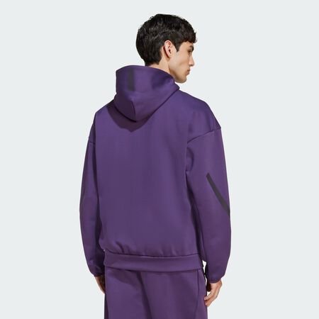 ADIDAS ORIGINALS Nouvelle veste de survêtement à capuche entièrement zippée Z.N.E. Aurora Plum HOMME