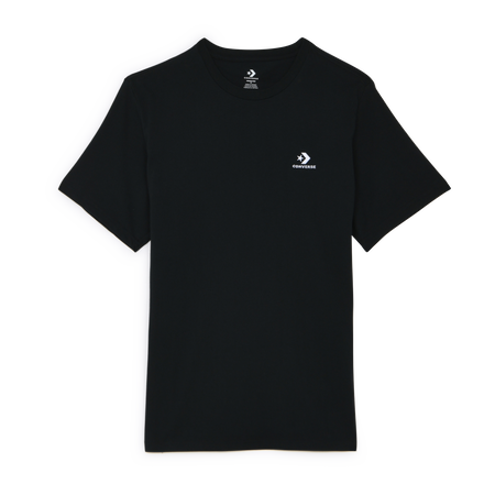 CONVERSE TEE SHIRT STAR CHEVRON EMBROIDERED BLACK MEN