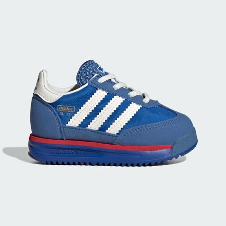 ADIDAS ORIGINALS Chaussure lacets élastiques SL 72 RS Enfants Blue / Core White / Better Scarlet BÉBÉ