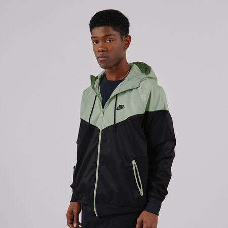 NIKE JACKET WINDRUNNER NOIR/VERT HOMME