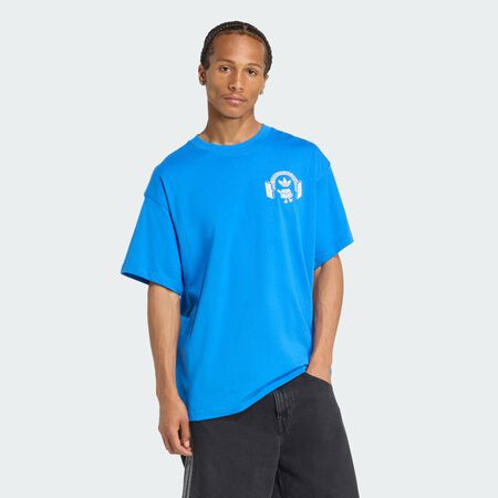 ADIDAS ORIGINALS T-SHIRT MUSIC FESTS Bright Royal HOMME