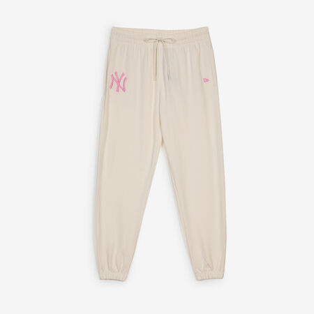NEW ERA PANT JOGGER NEW YORK YANKEES BEIGE/PINK MEN