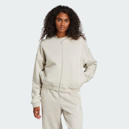 ADIDAS SPORTSWEAR Veste bomber Essentials Contemporary Logo Beige FEMME