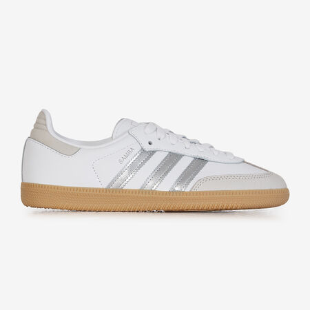 ADIDAS ORIGINALS samba SAMBA OG WHITE/SILVER WOMEN