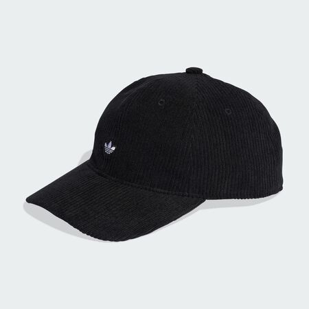 ADIDAS ORIGINALS Corduroy Baseball Cap Black UNISEX