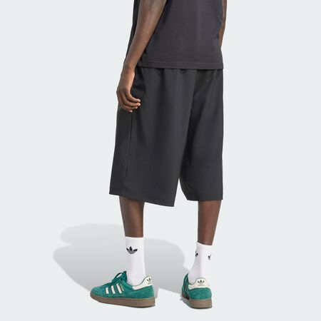 ADIDAS ORIGINALS Short Firebird Oversized Nylon Black HOMME