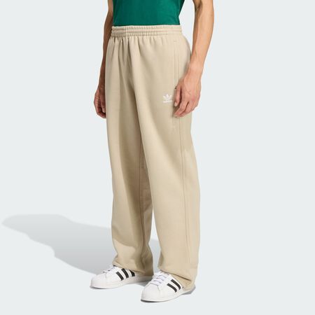 ADIDAS ORIGINALS Trefoil Essentials Open Hem Pants Stone Khaki MEN