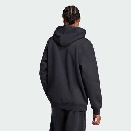 ADIDAS ORIGINALS Trefoil Essentials Loose Hoodie Black MEN