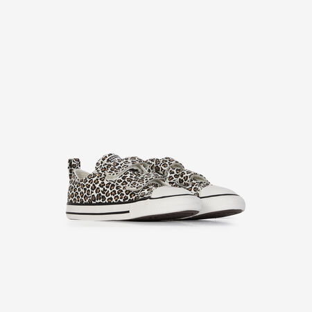 CONVERSE CHUCK TAYLOR ALL STAR OX CF LEOPARD BEIGE/BROWN BABIES