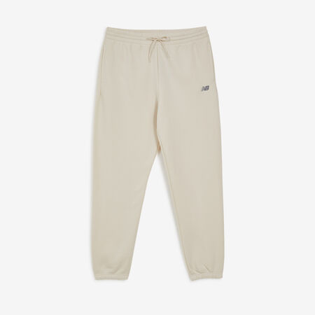 NEW BALANCE PANT JOGGER SMALL LOGO BEIGE HOMME