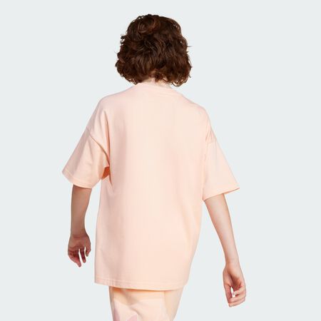 ADIDAS ORIGINALS T-shirt Trèfle Oversize Haze Coral JUNIOR