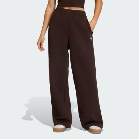 ADIDAS ORIGINALS Essentials Wide Leg Pant Fleece Aurora Coffee WOMEN