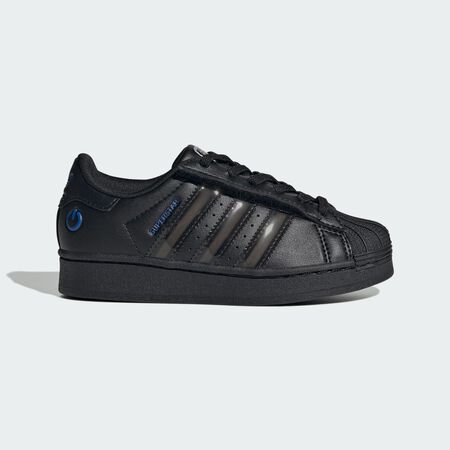 ADIDAS ORIGINALS superstar Superstar Led Lights Comfort Closure Elastic Lace Shoes Kids Core Black / Core Black / Preloved Violet BABIES