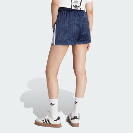 ADIDAS ORIGINALS adidas Originals Pin-stripe Satin Shorts Night Indigo WOMEN
