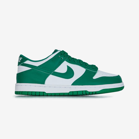 NIKE dunk DUNK LOW BLANC/VERT JUNIOR