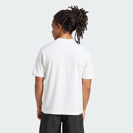 ADIDAS SPORTSWEAR T-shirt jersey petit logo Essentials White / Black HOMME