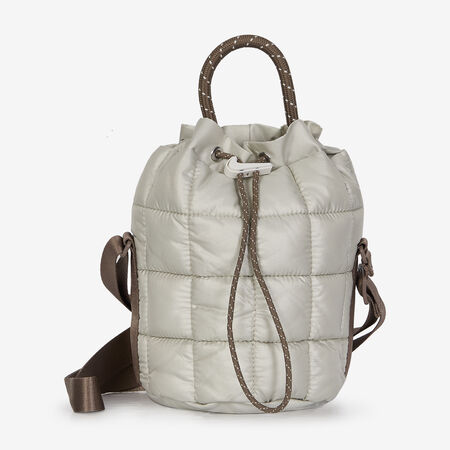 NIKE SAC PUFFLE TINY TOTE BEIGE MIXTE