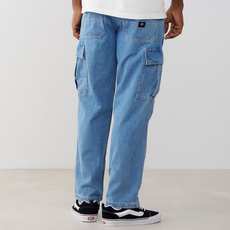 VANS PANT CARGO LOOSE DENIM BLEU HOMME