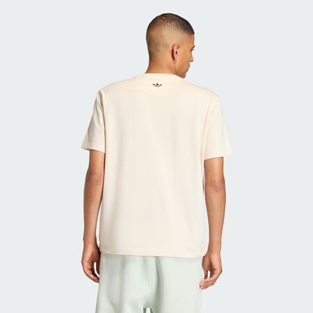 ADIDAS ORIGINALS T-SHIRT GRAPHIQUE PAINTING ROME SHOP Wonder White HOMME