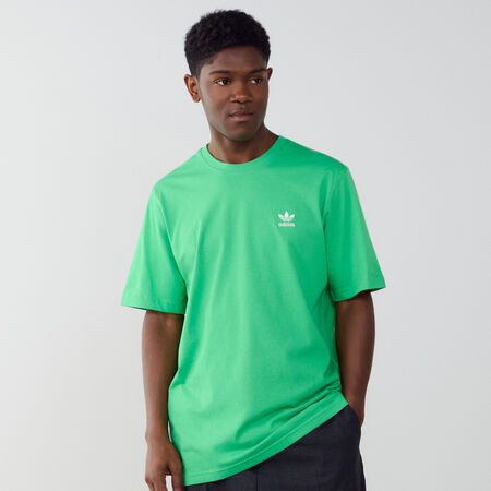 TEE SHIRT ESSENTIAL : VERT/BLANC