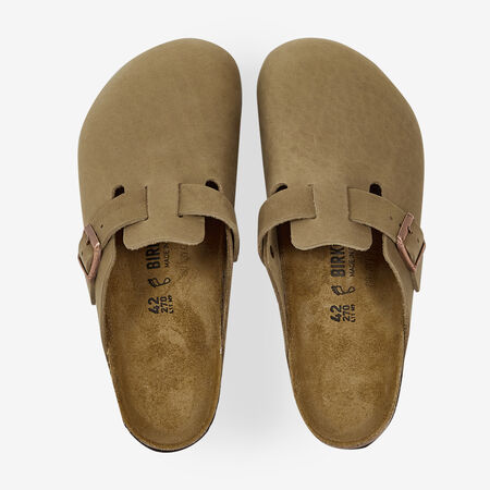 BIRKENSTOCK boston BOSTON LEATHER TABACCO BROWN GREY MEN