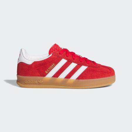 ADIDAS ORIGINALS GAZELLE INDOOR SHOES Better Scarlet / Cloud White / Gum BABIES