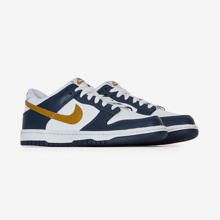NIKE dunk DUNK LOW BLANC/MARINE JUNIOR