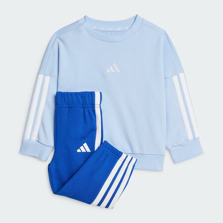 ADIDAS SPORTSWEAR Essentials Joggers Set Kids Glow Blue / White TODDLERS