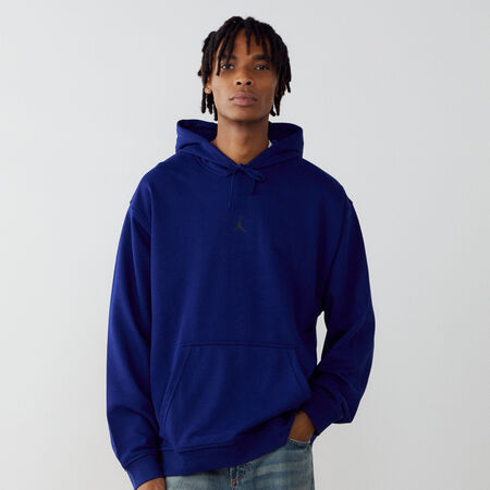 JORDAN HOODIE CENTERED LOGO DRI-FIT NAVY BLUE/BLACK MEN