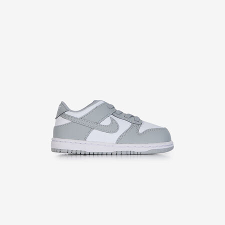 NIKE dunk DUNK LOW GREY/WHITE BABIES
