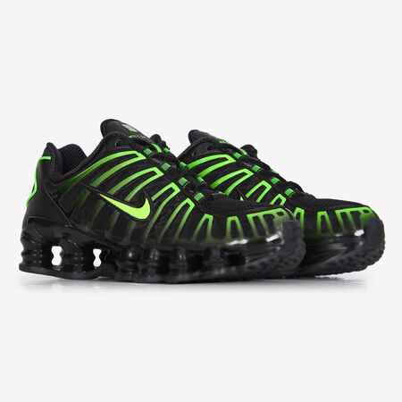 NIKE shox SHOX TL NOIR/VERT HOMME