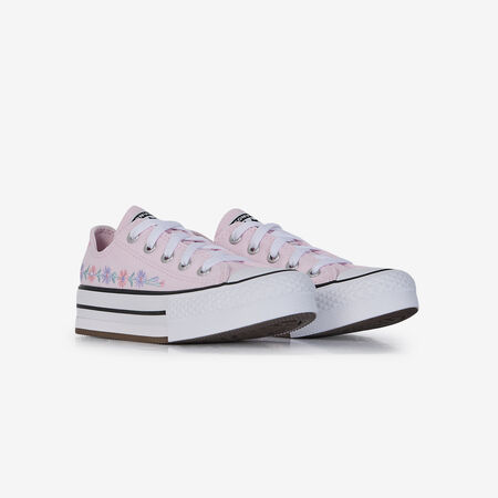 CONVERSE chuck taylor all star CHUCK TAYLOR ALL STAR EVA LIFT OX FLORAL ROSE CADET