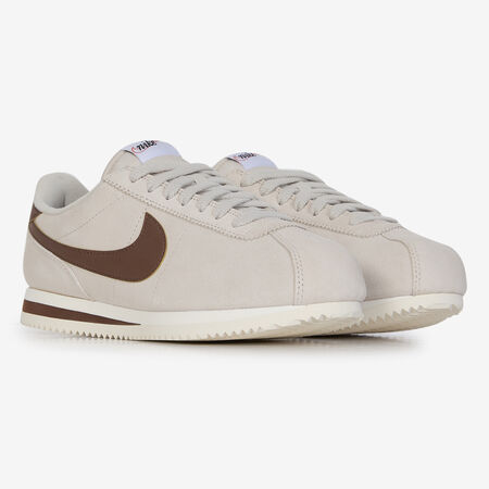 NIKE cortez CORTEZ SUEDE BEIGE/MARRON FEMME