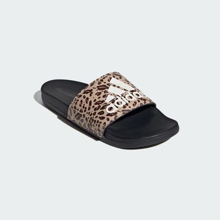 ADIDAS SPORTSWEAR Adilette Comfort Slides Core Black / Off White / Magic Beige WOMEN