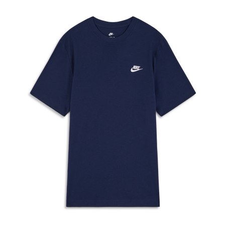 NIKE TEE SHIRT CLUB NAVY BLUE/WHITE MEN