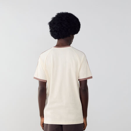 ADIDAS ORIGINALS TEE SHIRT 3 STRIPES BEIGE/NOIR HOMME