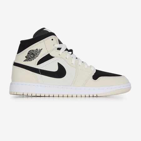 JORDAN AIR JORDAN 1 MID NOIR/ROSE FEMME