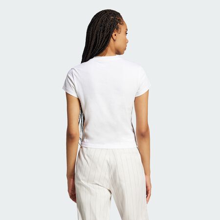 ADIDAS ORIGINALS T-shirt slim Essentials White FEMME