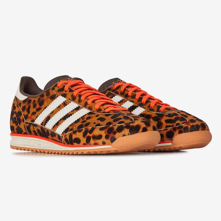 ADIDAS ORIGINALS sl 72 SL 72 OG LEOPARD PONY HAIR BROWN/WHITE WOMEN